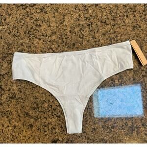 Skims Fits Everybody Dipped Front Sky Blue Thong Size 3x Comfort Sexy